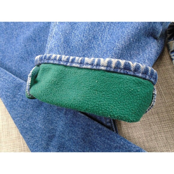 LL Bean Men's Lined Jeans 36" Waist Set of 2 Pants Blue Denim Made in USA - Picture 5 of 16